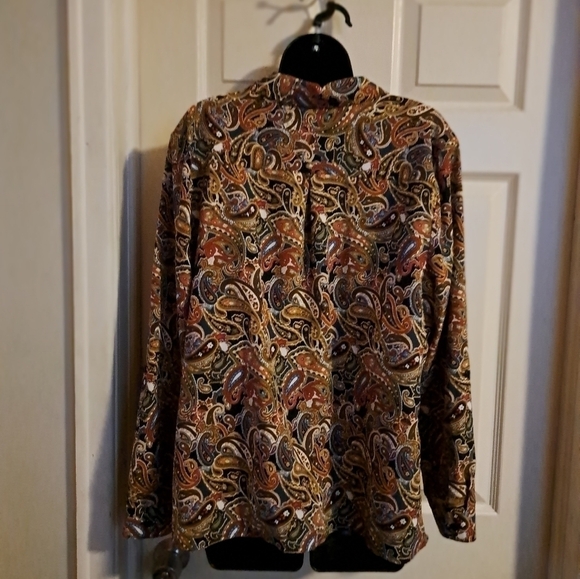 Studio Works button Down Blouse size XL - Picture 6 of 7